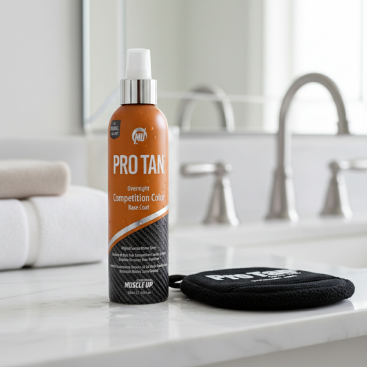 Pro Tan Overnight Competition Color Base Coat with Applicator Sponge