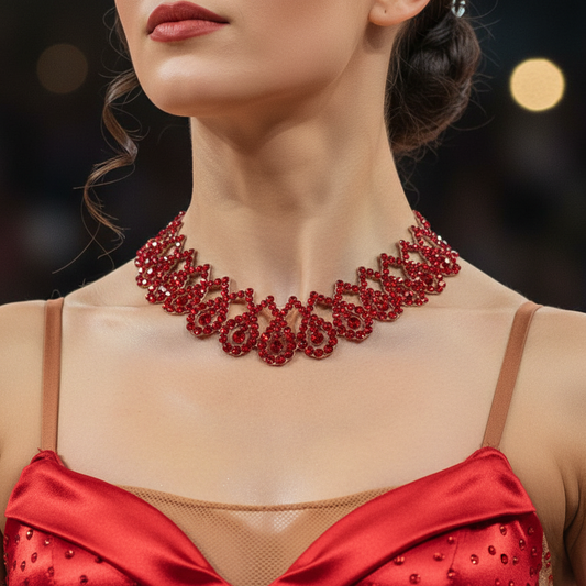 Red Crystal Necklace