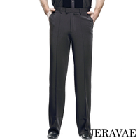 Men's Latin or Ballroom Dance Pants with Pockets and Belt Loops Available in White and Black MP10 in Stock