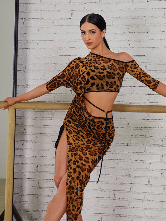 ZYM Mesh Latin Dress #2406_SALE