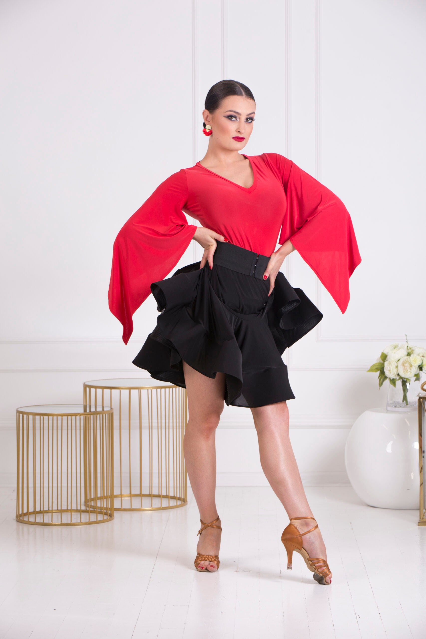 JERAVAE Ballroom Skirt Pra 281_SALE
