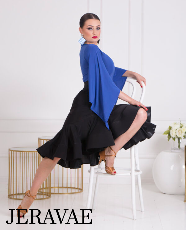 Body Positive Senga Dancewear LILY Latin or Ballroom Practice Top with Loose Sleeves Sizes XL-4XL PRA 1073 in Stock