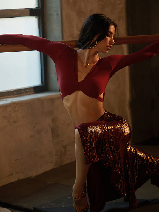 ZYM Back Crop Top #25083