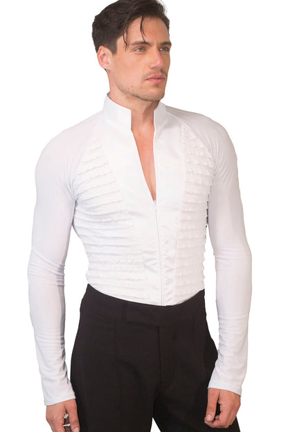 m&s mens dress shirts Dance America MS28 Men's Shirt, Black / Men's XS