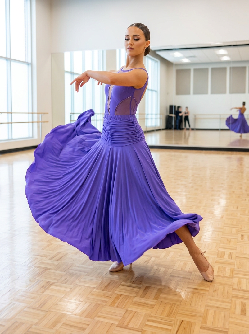 JERAVAE Ballroom Skirt 1752_SALE