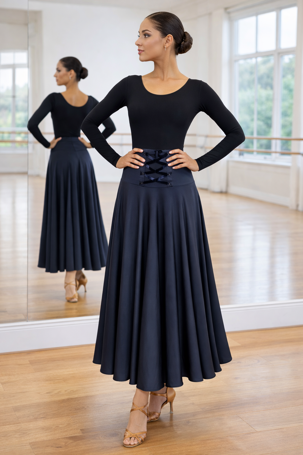 JERAVAE Black Skirt Pra 267_SALE