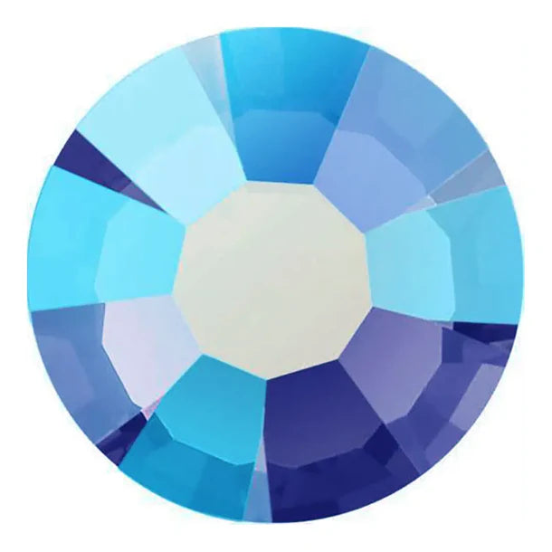 Preciosa Crystal Flat Back Blue Violet AB and Blue Violet