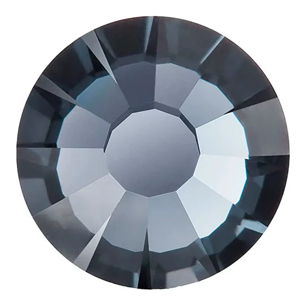 Preciosa Crystal Flat Back Light Graphite AB and Light Graphite