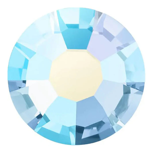 Preciosa Crystal Flat Back Light Sapphire AB and Light Sapphire