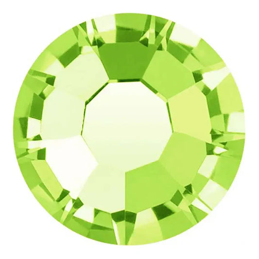 Preciosa Crystal Flat Back Limecicle AB and Limecicle