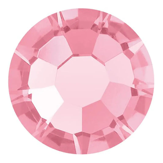 Preciosa Crystal Flat Back Rose AB and Rose