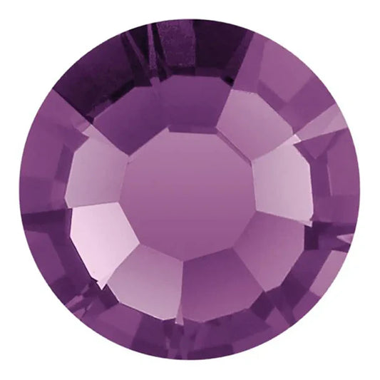 Preciosa Crystal Flat Back Amethyst AB and Amethyst