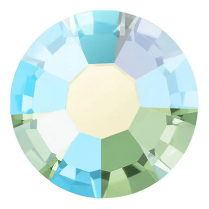 Preciosa Crystal Flat Back Chrysolite AB and Chrysolite