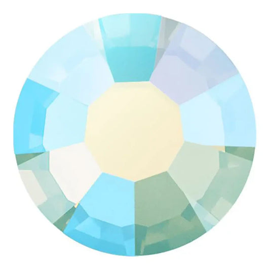 Preciosa Crystal Flat Back Chrysolite Opal AB and Chrysolite Opal