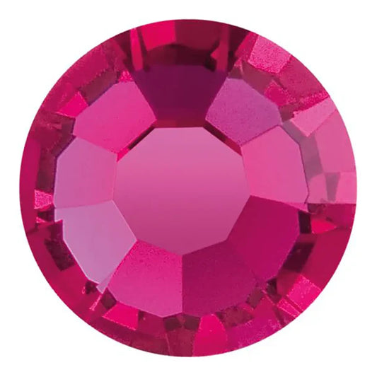 Preciosa Crystal Flat Back Fuchsia AB and Fuchsia