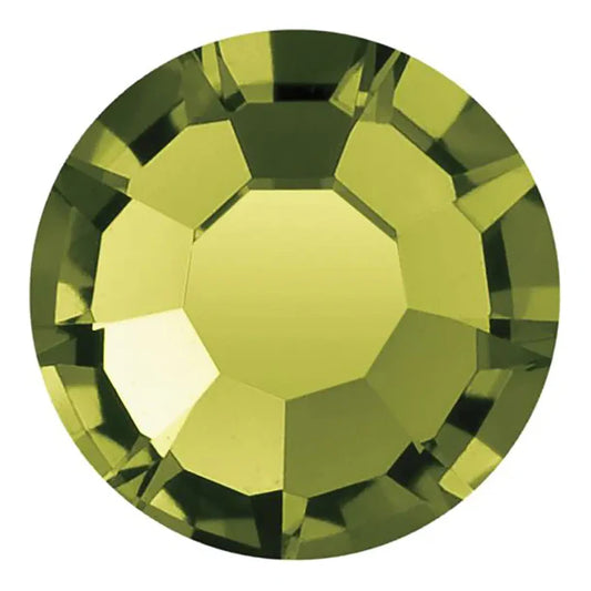 Preciosa Crystal Flat Back Khaki AB and Khaki