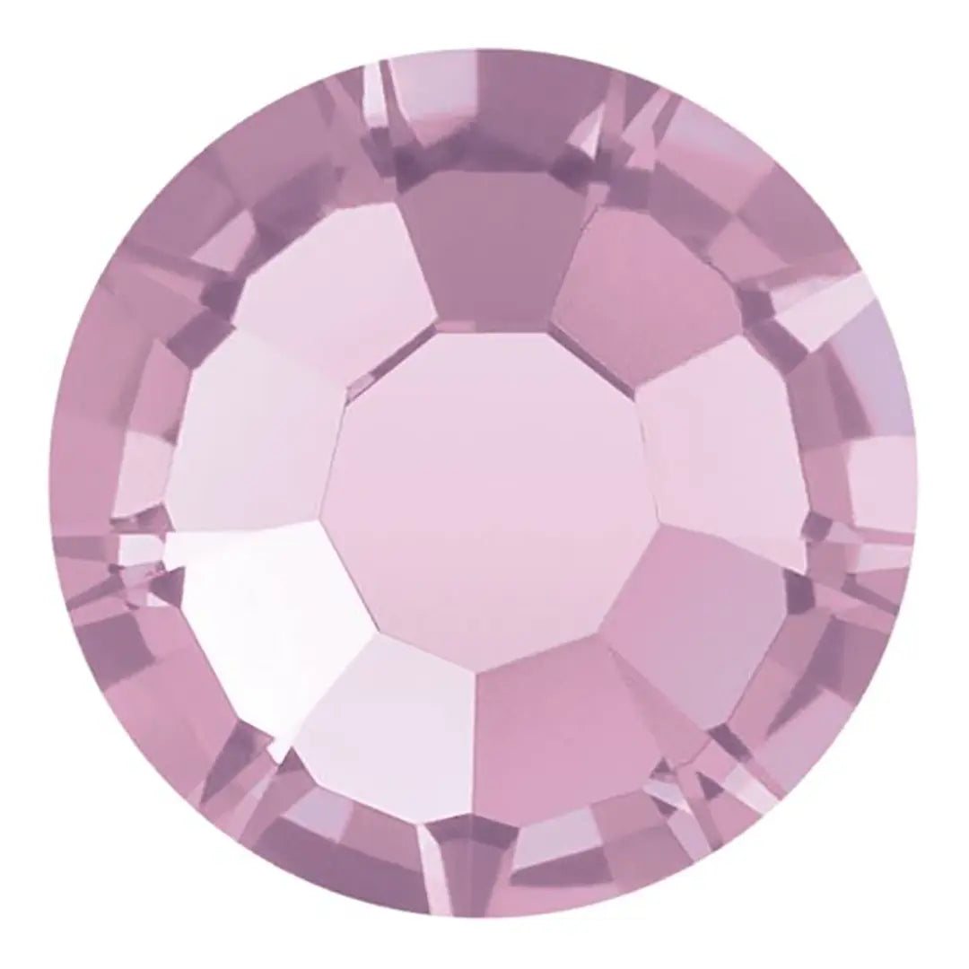 Preciosa Crystal Flat Back Light Amethyst AB and Light Amethyst