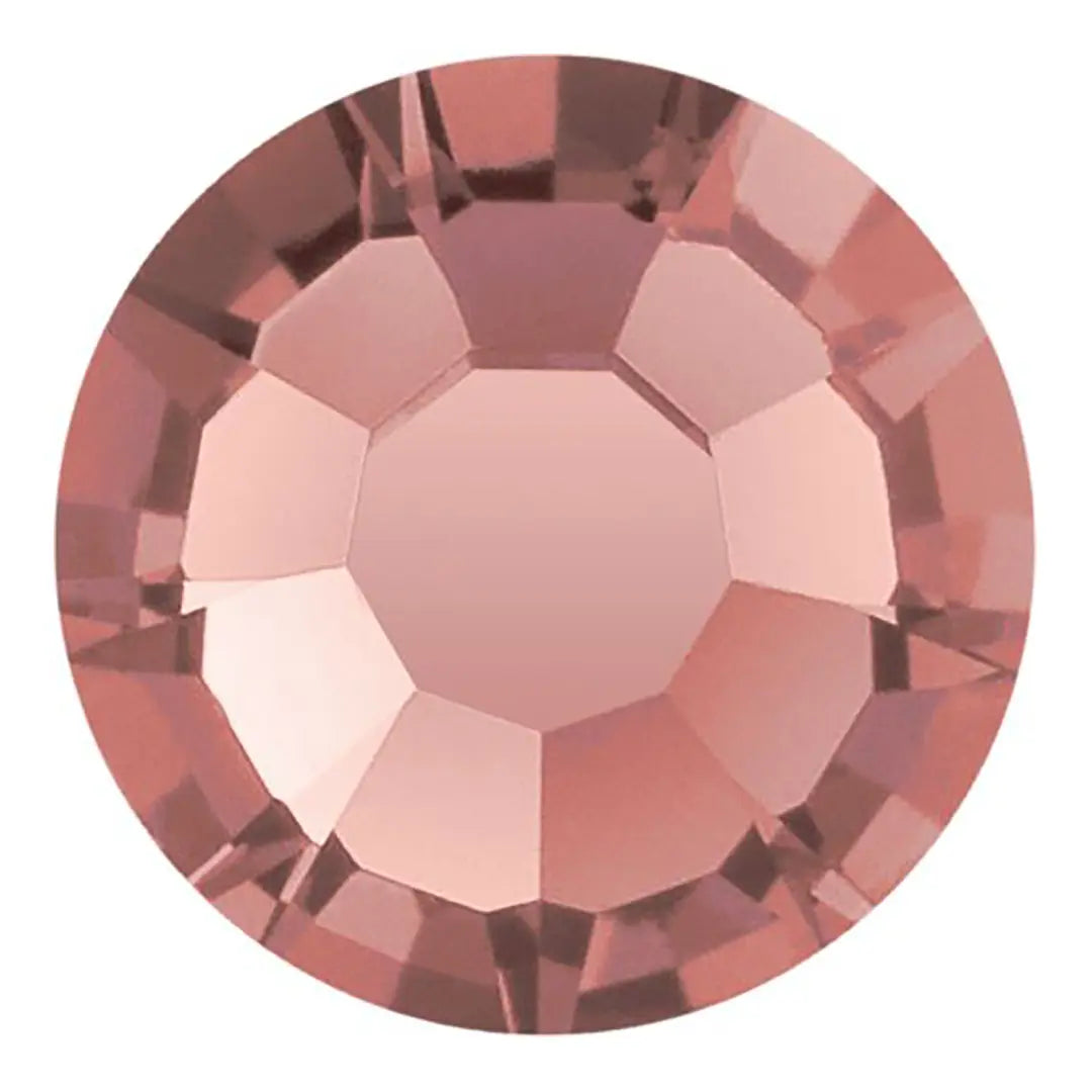 Preciosa Crystal Flat Back Light Burgundy AB and Light Burgundy