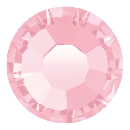 Preciosa Crystal Flat Back Light Rose AB and Light Rose