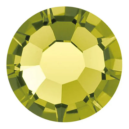 Preciosa Crystal Flat Back Olivine AB and Olivine