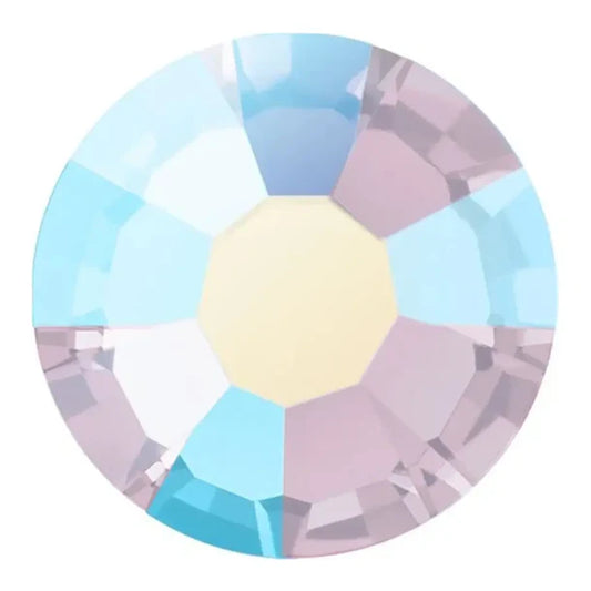 Preciosa Crystal Flat Back Pale Lilac AB and Pale Lilac