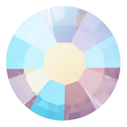 Preciosa Crystal Flat Back Rose Opal AB and Rose Opal