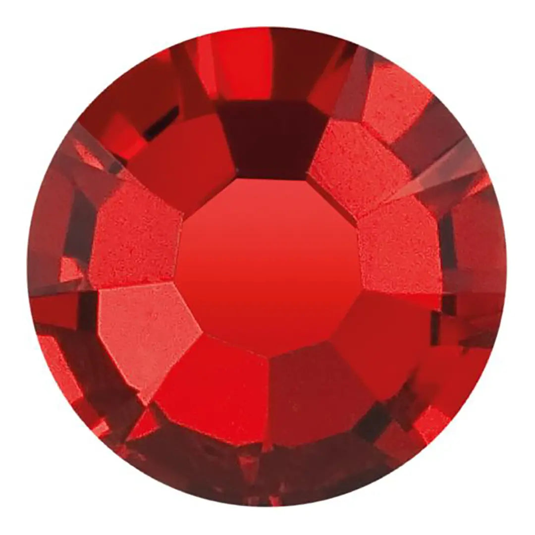 Preciosa Crystal Flat Back Siam AB and Siam