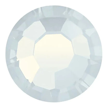 Preciosa Crystal Flat Back White Opal AB and White Opal