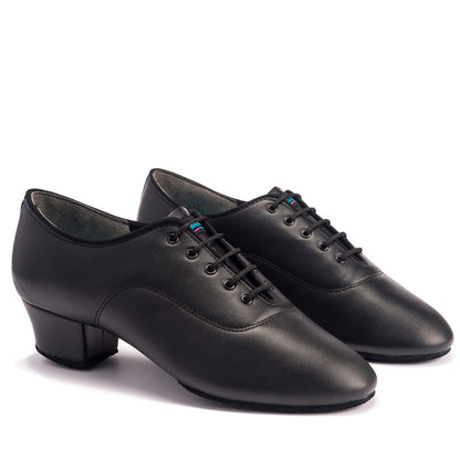 International Dance Shoes IDS Rumba Men's Black Calf Latin Dance Shoe