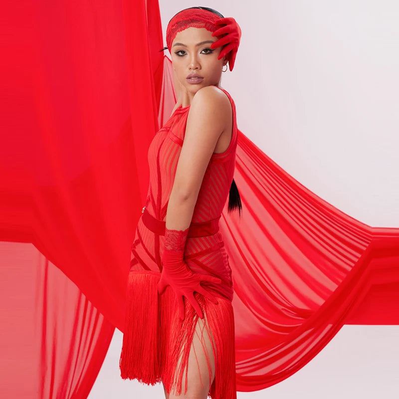 JERAVAE Latin Skirt & Bodysuit Pra 1706