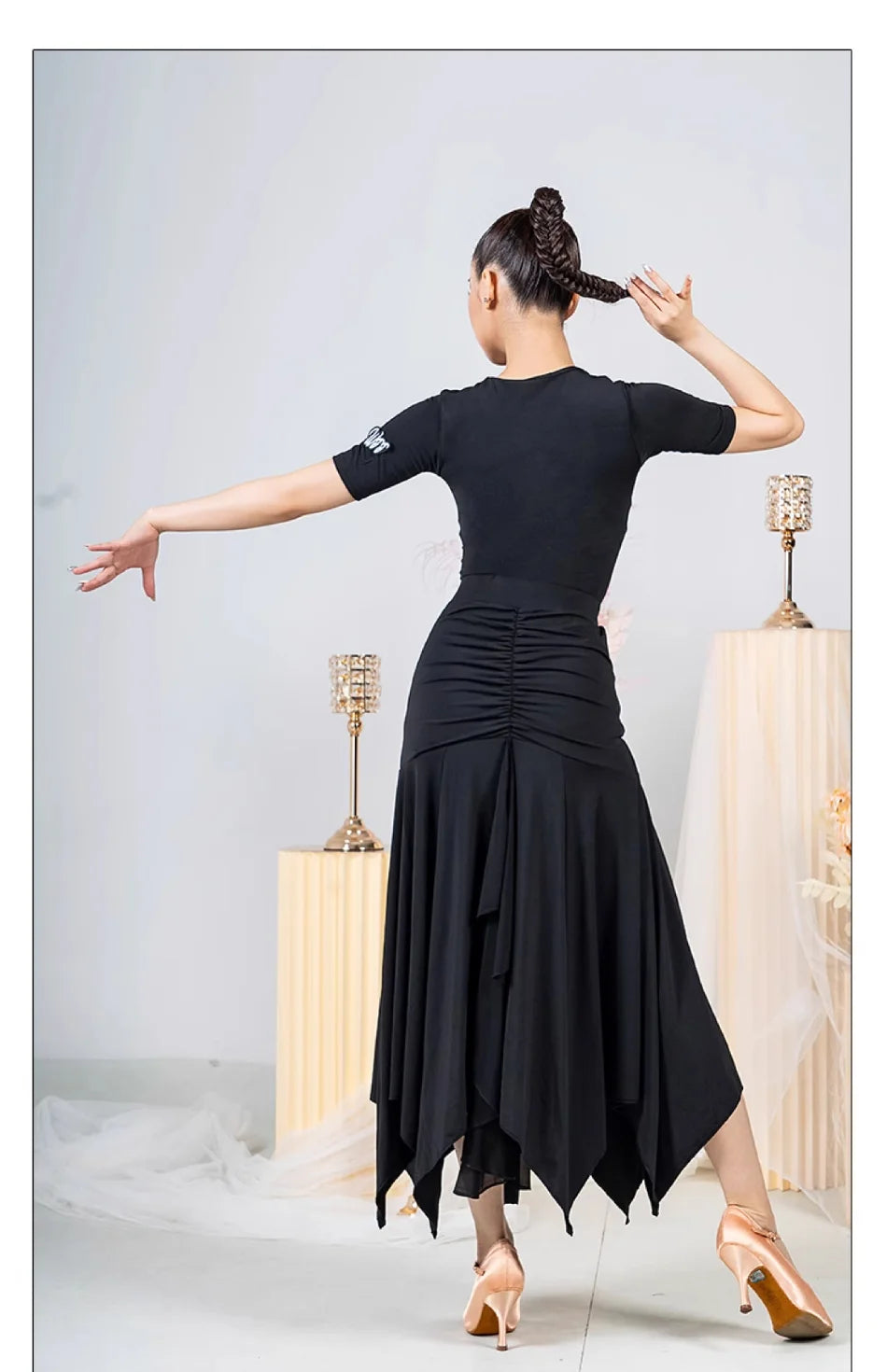JERAVAE Ballroom Skirt Pra 1659