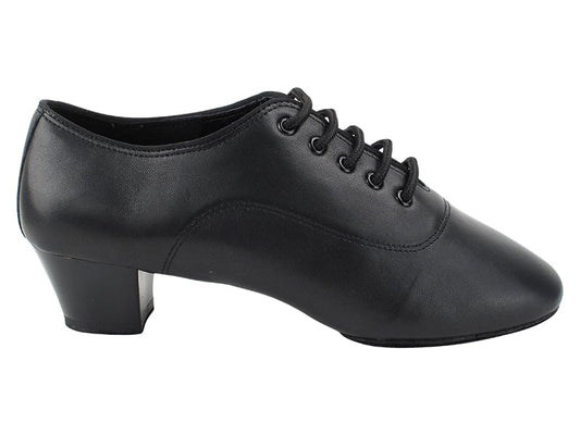 Very Fine S417 Men's Black Leather Latin Dance Shoes