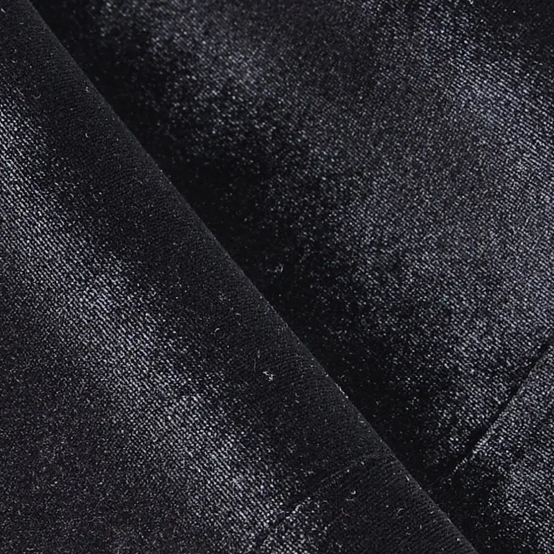 JERAVAE Aidan Men's Black Velvet Ballroom Dance Vest