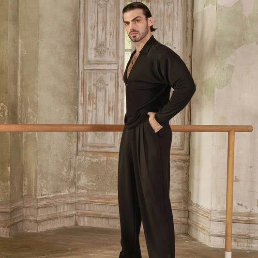 ZYM Men Latin Dance Top Pra 1445