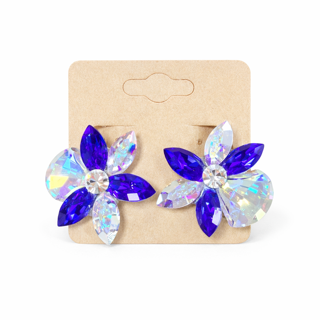 Clip on Cluster Earrings E028