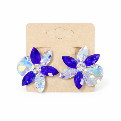 Clip on Cluster Earrings E028