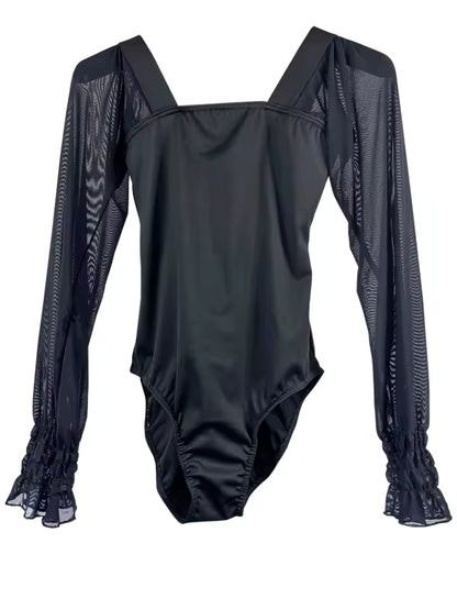 JERAVAE Black Leotard Pra 1701_SALE