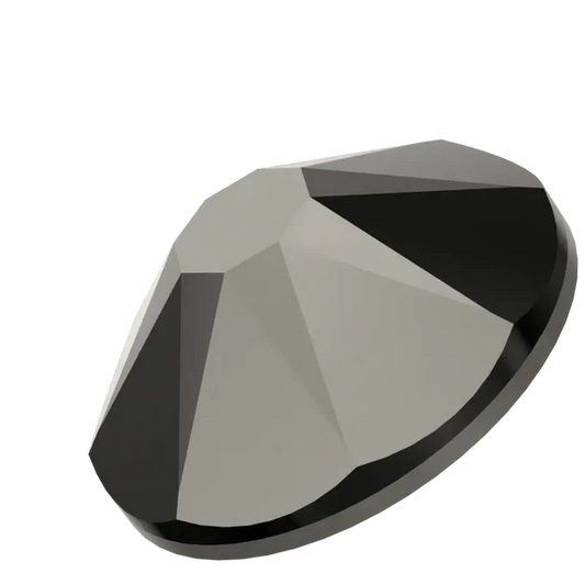 Swarovski Crystal Jet Hematite Flatback Rhinestones in SS20 or SS16 (10 Gross 1440 Stones)