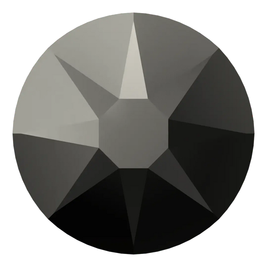 Swarovski Crystal Jet Hematite Flatback Rhinestones in SS20 or SS16 (10 Gross 1440 Stones)