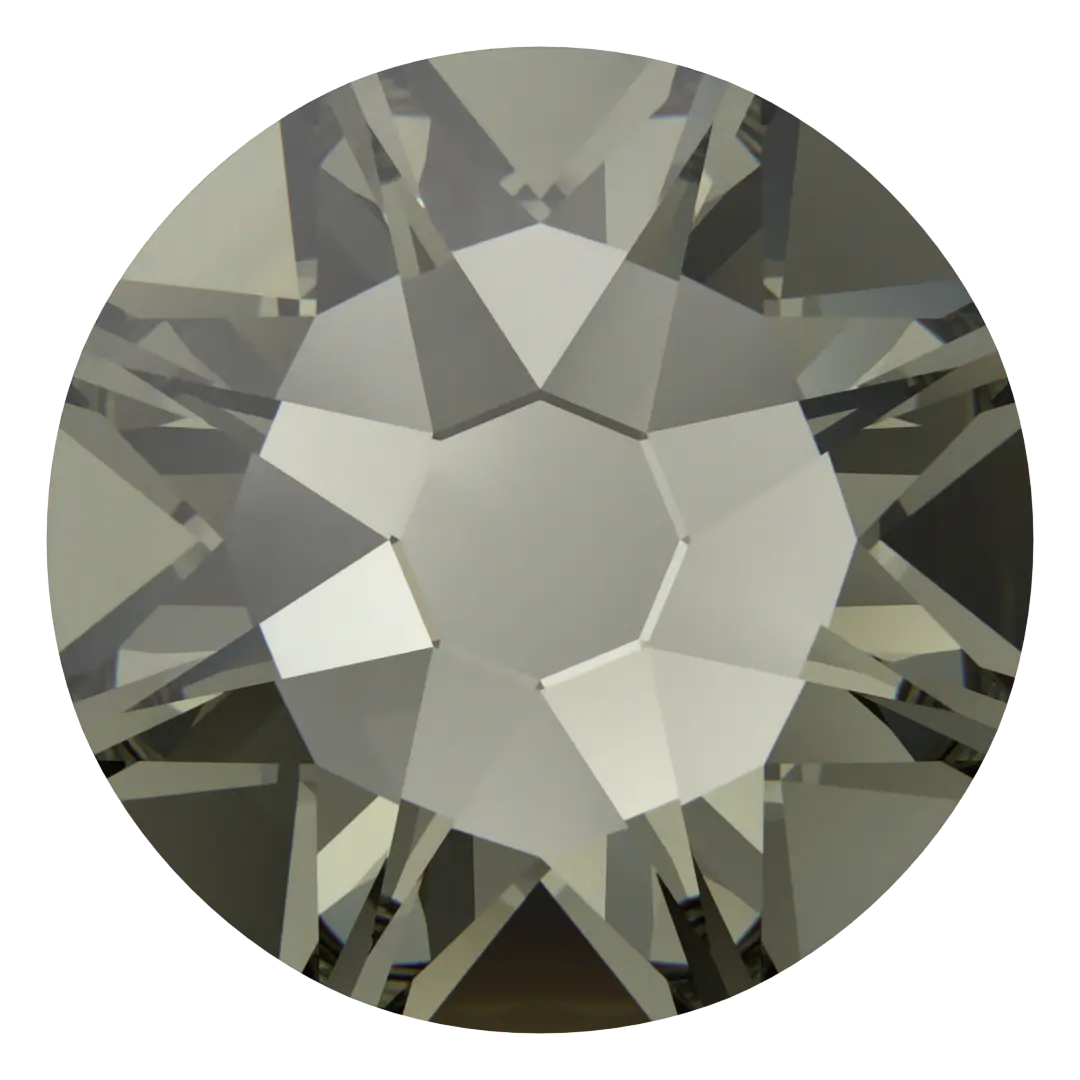 Swarovski Crystal Black Diamond Flatback Rhinestones in SS20 or SS16 (10 Gross 1440 Stones)