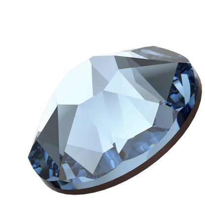 Swarovski Crystal Denim Blue Flatback Rhinestones in SS20 or SS16 (10 Gross 1440 Stones)
