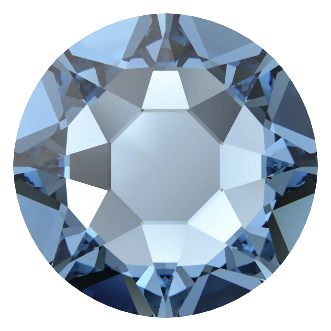 Swarovski Crystal Denim Blue Flatback Rhinestones in SS20 or SS16 (10 Gross 1440 Stones)