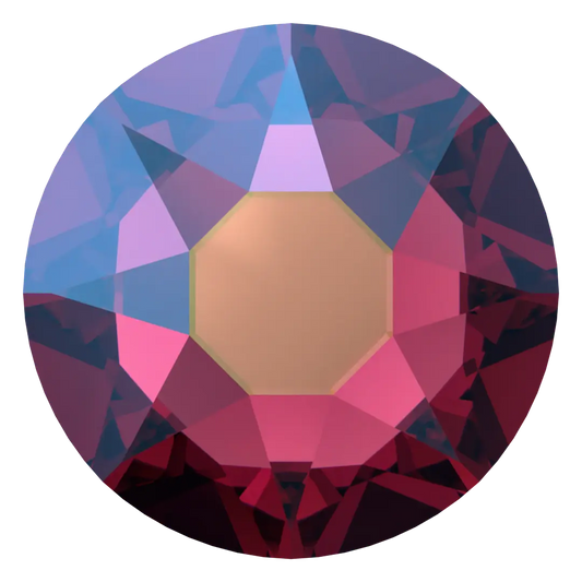 Swarovski Fucshia Shimmer Flatback Rhinestones in SS30