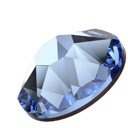 Swarovski Crystal Light Sapphire Flatback Rhinestones in SS20 or SS16 (10 Gross 1440 Stones)