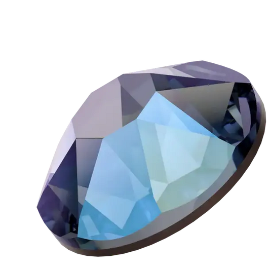 Swarovski Crystal Light Sapphire Shimmer Flatback Rhinestones in SS16 or SS20 (10 Gross 1440 Stones)