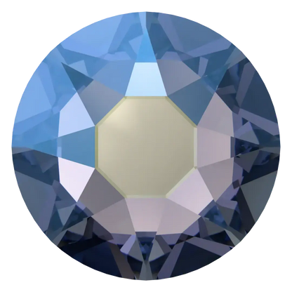 Swarovski Crystal Light Sapphire Shimmer Flatback Rhinestones in SS16 or SS20 (10 Gross 1440 Stones)