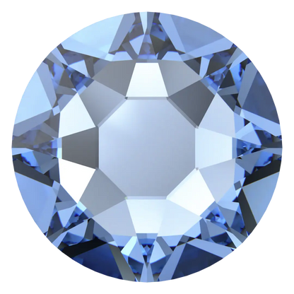 Swarovski Crystal Light Sapphire Flatback Rhinestones in SS20 or SS16 (10 Gross 1440 Stones)