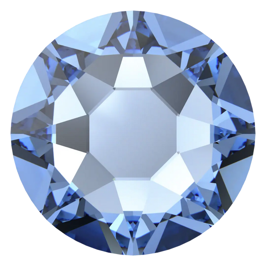 Swarovski Crystal Light Sapphire Flatback Rhinestones in SS20 or SS16 (10 Gross 1440 Stones)