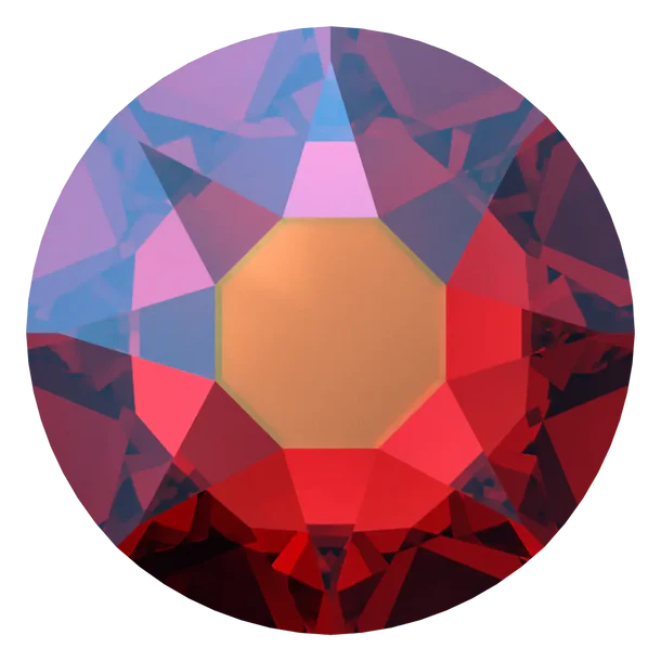 Swarovski Crystal Light Siam Shimmer Flatback Rhinestones in SS20 or SS16 (10 Gross 1440 Stones)