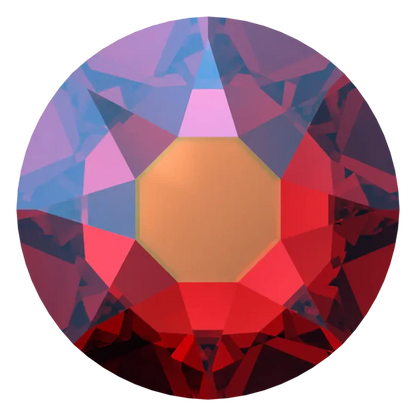 Swarovski Crystal Light Siam Shimmer Flatback Rhinestones in SS20 or SS16 (10 Gross 1440 Stones)